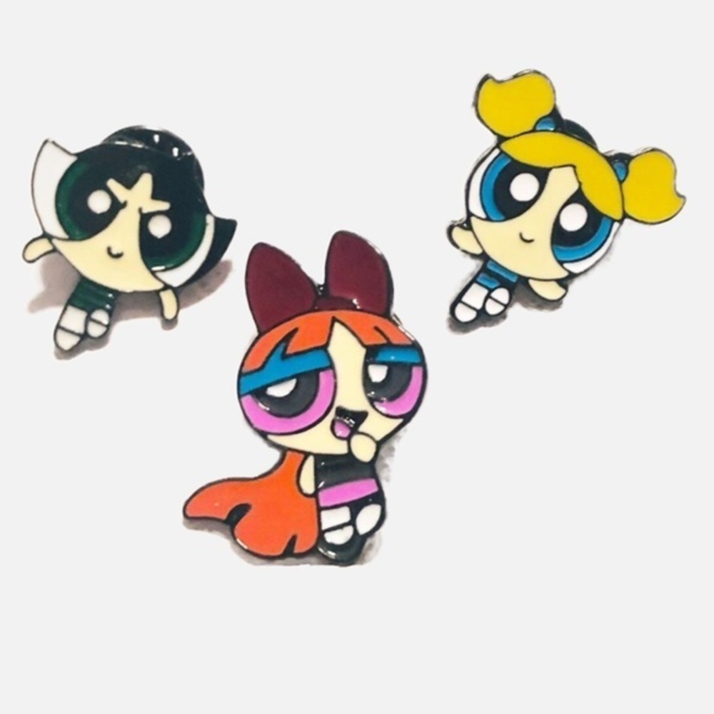 Powerpuff Girls 3-Piece Enamel Pin Set [Price Firm]